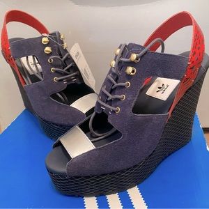 Adidas X Opening Ceremony platform wedge sandal.  Size 8. New in box.